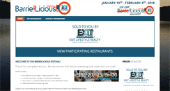 Desktop Screenshot of barrielicious.com